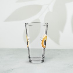 Verre à pinte - Masque jaune