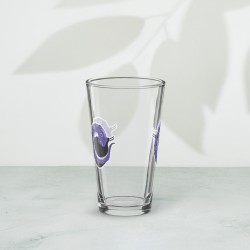 Verre à pinte - Masque violet