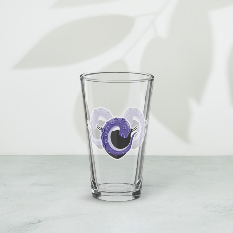 Verre à pinte - Masque violet