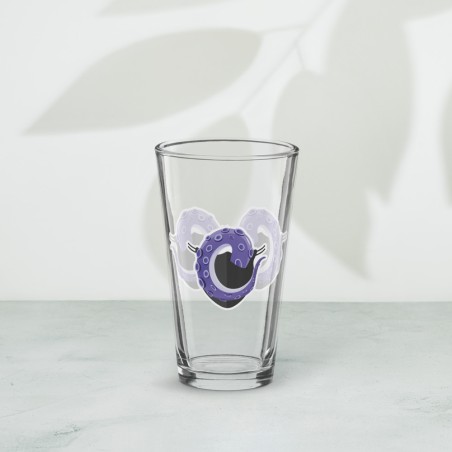 Verre à pinte - Masque violet