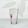 Verre à pinte - Masque rose