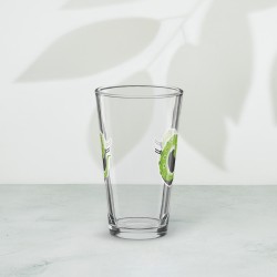 Verre à pinte - Masque vert
