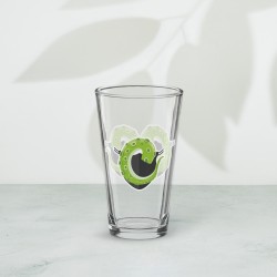 Verre à pinte - Masque vert