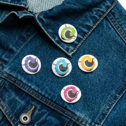 Set de pins masque