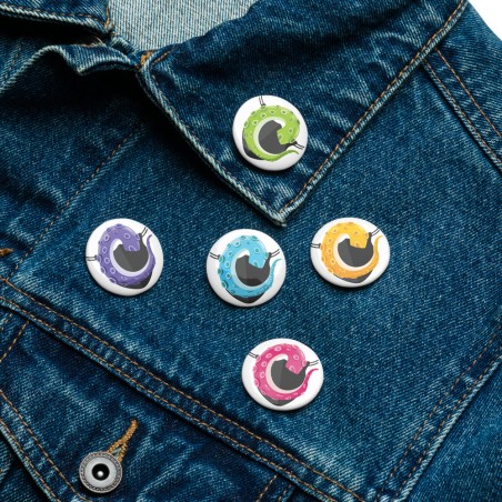 Set de pins masque