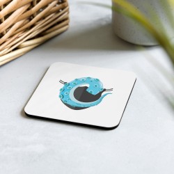 Sous-verres en liège - Bleu