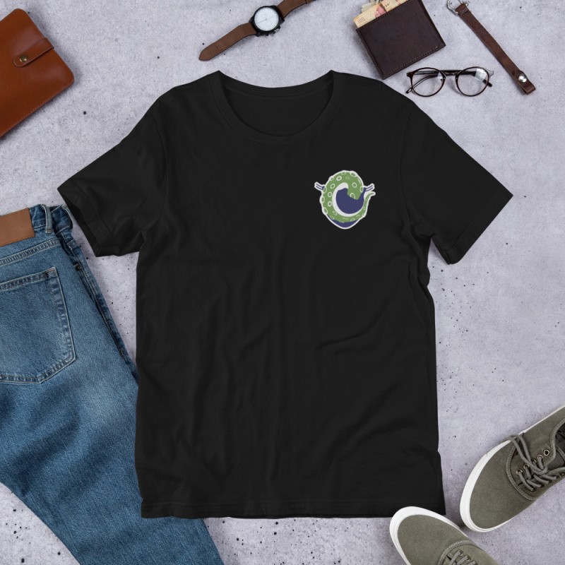 T-shirt unisexe - brodé - Masque vert
