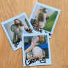 Polaroid dédicacé